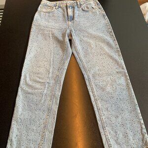 Liu Jo all over studded denim ladies jeans size 28